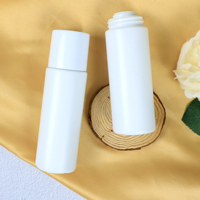 Flacon de déodorant roll-on personnalisé Idealpak blanc 150 ml en PE pour crème et masque visage
