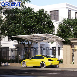 Abri de stationnement à tirage arrière en <span class=keywords><strong>aluminium</strong></span> métallique pour voiture - Product Image 3