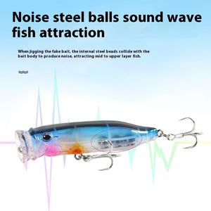 Nouvelle vague 7cm flottant dur appât <span class=keywords><strong>leurre</strong></span> 9.4g ABS Simulation poisson pour eau salée eau douce <span class=keywords><strong>mer</strong></span> engrenage efficace pour basse fond Marlin - Product Image 2