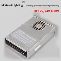 Projecteur LED extérieur étanche avec transformateur intégré 24V >500W, alimentation à courant constant pour signalétique