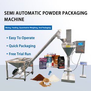 Macchina Riempitrice e Sigillatrice a Coclea per Caffè, Farina, Peperoncino, Detersivo, Latte in Polvere, <span class=keywords><strong>Paprika</strong></span>, per Sacchetti, <span class=keywords><strong>Film</strong></span>, Plastica, Grado Alimentare - Product Image 3