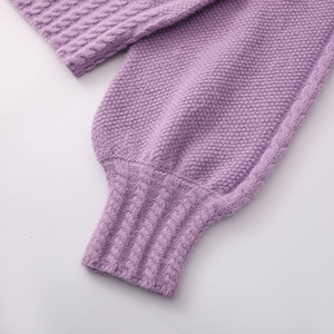 Maglione lavorato a <span class=keywords><strong>maglia</strong></span> con motivo ricamato a mano invernale da <span class=keywords><strong>donna</strong></span> maglione Cardigan lavorato a <span class=keywords><strong>maglia</strong></span> dolce profumata in <span class=keywords><strong>pizzo</strong></span> intrecciato - Product Image 6