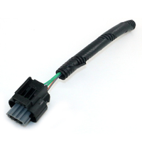 Konektor Kabel Harness Otomotif Tahan Air Jepart DJ7045K-2.8-21 4Pin, Soket Steker Otomatis Dengan Selubung Pelindung Kabel Pigtail