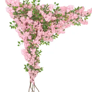 人工桜の木のための大きな多層桜の茎の枝ホテルの結婚式のリビングルームの装飾