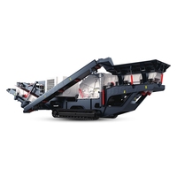 Tipo Crawler Mobile Impact Crusher Montata Su Trattore Roccia Frantoio In Pietra per la Vendita