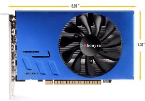 การ์ดจอ GTX 1050 Ti 4GB พร้อม GDDR5สำหรับ Quad Monitor DP เอาท์พุต Interface สำหรับเวิร์กสเตชันหรือหลายจอสินค้าใหม่ - Product Image 2
