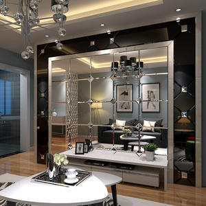 Può incollare KTV Hotel sfondo parete vetro smerigliato <span class=keywords><strong>specchio</strong></span> mosaico <span class=keywords><strong>specchio</strong></span> - Product Image 4