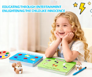 Geren Start Early Education Machine Interactive Learning Book for Toddlers 13-24 Months Unisex Cardboard Educational <b>Toy</b> - Product Image 2