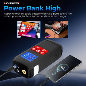 Démarreur de voiture Konnwei <span class=keywords><strong>SA500</strong></span> 2025 NOUVEAU avec pompe à air, Powerbank et lampe de secours SOS, outils de secours automobile - Product Image 4