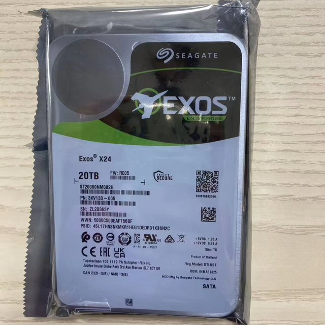 Original New Sea-gate  Exos HDD ST20000NM002H 20TB 3.5inch  7200RPM SATA 6Gb/s Enterprise Internal Hard Drive Disk