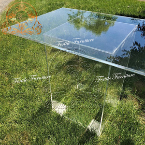Modern Wedding Event Furniture <strong>clear</strong> Acrylic Party Ghost <strong>Table</strong> - Product Image 4