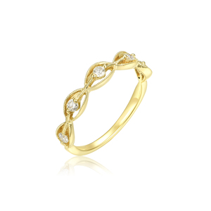 Anillo de compromiso y moda de plata personalizado con oro macizo de 10K/14K/18K, con circonitas cultivadas en laboratorio CVD de calidad IGI VVS-VS, corte brillante, estilo clásico y diseño en racimo. - Product Image 1