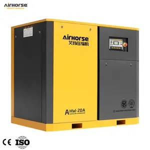 Lubrificação de água marca airhorse, 7.5kw, 10hp, 1000 litros, venda quente, 100% lubrificação sem óleo, compressor de ar