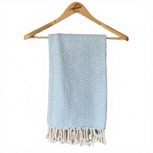 Wholesale Custom Quick-Dry Turkish <b>Hand</b> Rectangle <b>Striped</b> Bath Beach <b>Towel</b> Personalized Organic Cotton Dobby Woven Home Use - Product Image 3