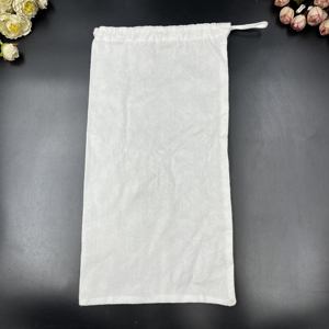 Lüks otel Sherpa polar Terry terlik kapalı ayak siyah özel Logo misafir odası konfor Premium kalite toplu kaynağı - Product Image 5