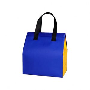 Wholesale Non Woven Reusable Insulated Foldable Waterproof Cartoon Pattern Lunch Cooler Bags for Delivery - Product Image 1