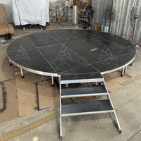 Scène de chœur portable en aluminium pour concert scolaire, spectacle sur scène
