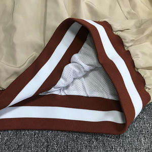 Chaqueta deportiva a prueba de viento con cremallera 1/3 personalizada, diseño de retales de alta calidad, estampado de talla grande y peso pesado para la temporada de primavera - Product Image 5