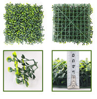 Mur végétal artificiel en plastique, mur de fleurs, résistant aux UV, écologique, décoration intérieure et extérieure
