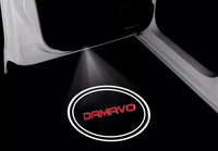 Projecteur de logo LED HD personnalisé sans fil, éclairage de bienvenue pour toit et portière de voiture, lumières personnalisées, nouvelle décoration automobile DAMAVO