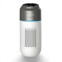Purificateur d'air miniature pour voiture, design exquis, avec batterie, pour garage, maison et bureau, blanc et noir, nouveauté 2023