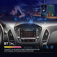 Podofo 7 ''2 + 64GB Android Autoradio Stéréo Sans Fil Carplay Android Auto Wifi DVR EQ GPS pour Hyundai Tucson/IX35 2009-2015 OEM