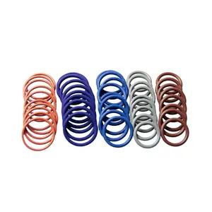 Factory price Black Brown Blue Red Yellow White Clear color Silicone Rubber O-ring