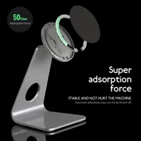 Support magnétique pour téléphone et tablette, support de bureau en aluminium pour iPhone, iPad, Samsung, Huawei