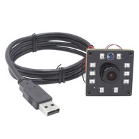 ELP 1.3 megapiksel UVC ücretsiz sürücü gece görüş usb kamera modülü kızılötesi ahududu pi için
