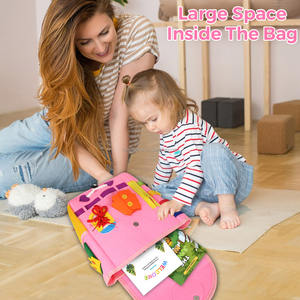 2025ベストセラーバックパック新デザインモンテッソーリフェルトビジーボードバッグ,ユニセックスギフト用 - Product Image 6