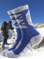 Chaussettes de football pour hommes sur mesure en gros, chaussettes à poignets antidérapantes, vamp double face, tricot en molleton d'hiver antidérapant