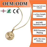 Collier personnalisé unisexe en acier inoxydable 316L doré, hypoallergénique et résistant à la corrosion, avec pendentifs fer à cheval, serpent, plume d'oiseau et plaque fine