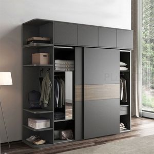 Planet small room diseña un armario con cajón de madera para dormitorio pequeño - Product Image 5