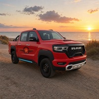 Nouvelle Arrivée Camionnette Électrique 4x4 4 Portes 4 Places Moteur AC 4000W Capot de Protection Optionnel Vente en Gros Personnalisée