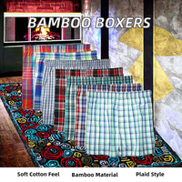 Shorts Boxers Mi-longs Tissés pour Hommes en Coton Écologique Respirant et Léger à Taille Élastique – Vente en Gros, Meilleures Ventes d'Été