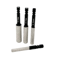 Foret diamanté brasé sous vide pour carrelage céramique, 6 mm, 8 mm, 10 mm, 12 mm, pour carrelage en marbre, perçage humide ou sec