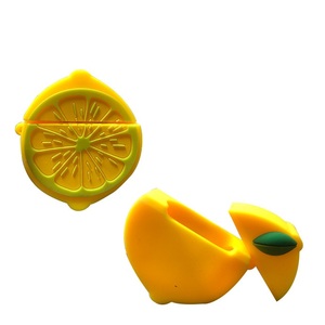 Étui pour écouteurs sans fil en silicone 3D stéréo, motif dessin animé, <span class=keywords><strong>coque</strong></span> de protection pour écouteurs en forme d'<span class=keywords><strong>avocat</strong></span>, pastèque, citron, paresseux, vente en gros - Product Image 2