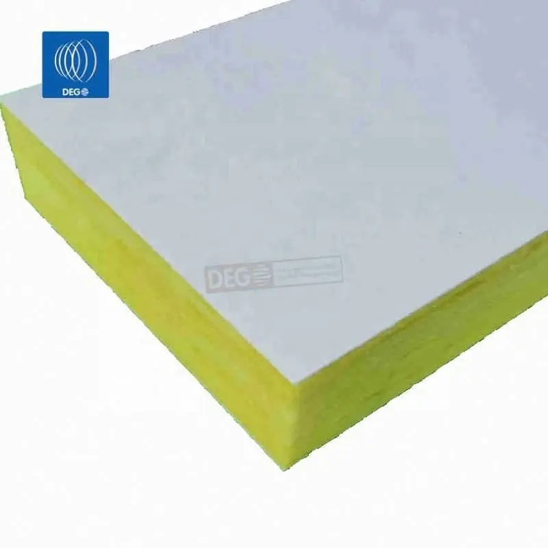 Lay-in fire retardant sound absorbing soundproof material acoustic fiberglass ceiling board made in china 600*600mm