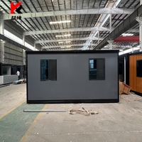 Maison préfabriquée prête à l'emploi avec 3 chambres, maisons modulaires préfabriquées, maison conteneur extensible, 20 pieds, 40 pieds, pliable, portable sur roues