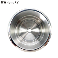 Lzhwhongrv — manchette double taille en acier inoxydable, avec fuite, pour bateau et plateau porte-gobelet du véhicule