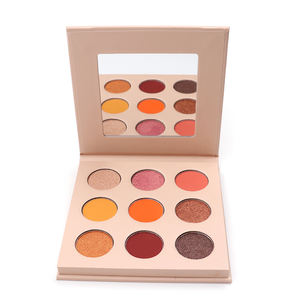 Trang điểm thương hiệu của bạn ánh sáng lung linh và matte 9 Pan <span class=keywords><strong>Eyeshadow</strong></span> trang điểm Palette - Product Image 2