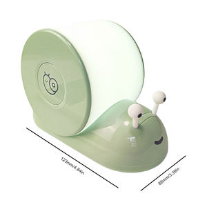 Cute Animal Bedside Lamp Snail Night <b>Light</b> for Kids with Magnetic Rechargeable Table Lamp Office Home Decor for Kitchen Bedroom - Product Image 6