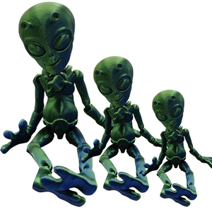 Ornements décoratifs d'aliens imprimés en 3D sur mesure, jouets fantaisie et gadgets, prototypage rapide, modèle prototype - Product Image 1