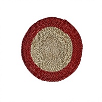 Set de table en jute antidérapant, en fibre naturelle tissée, écologique, résistant à la chaleur, lavable, réutilisable, pour la maison