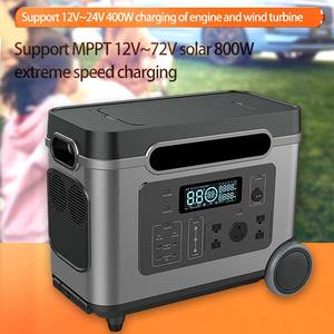 중국 표준 1000000mAh 3000W C타입 태양광 리튬 배터리 비상용 휴대용 파워뱅크 (태양광 패널 포함) - Product Image 2