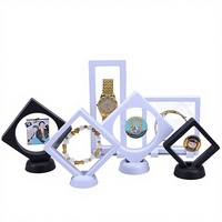 Cadre de présentation suspendu en film PE transparent pour bijoux, bagues, colliers, badges, épingles à cheveux – Boîte de rangement et d'emballage
