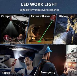 Đèn pin chiến thuật chuyên nghiệp ST5 Pro tích hợp đèn laser, đế từ tính, đèn làm việc rảnh tay, pin sạc. - Product Image 5