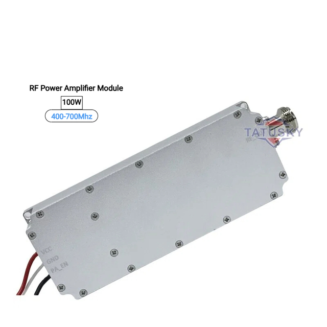 High Power 100W GaN Lora RF Amplifier Module 400~700MHz Wide Frequency Range for RF Testing and Signal Boosting