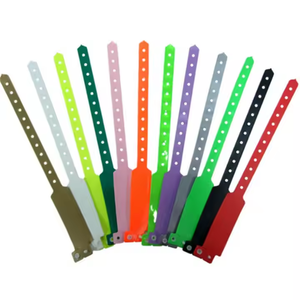 Pulsera de Pvc impermeable de alta calidad con logotipo impreso, pulsera Nfc personalizada de plástico ajustable - Product Image 1