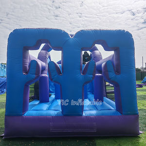 Divertido Obstáculo Inflable Gigante en Forma <span class=keywords><strong>de</strong></span> Peine para Fiestas, Carrera Radical, Tobogán, Obstáculo Inflable - Product Image 5